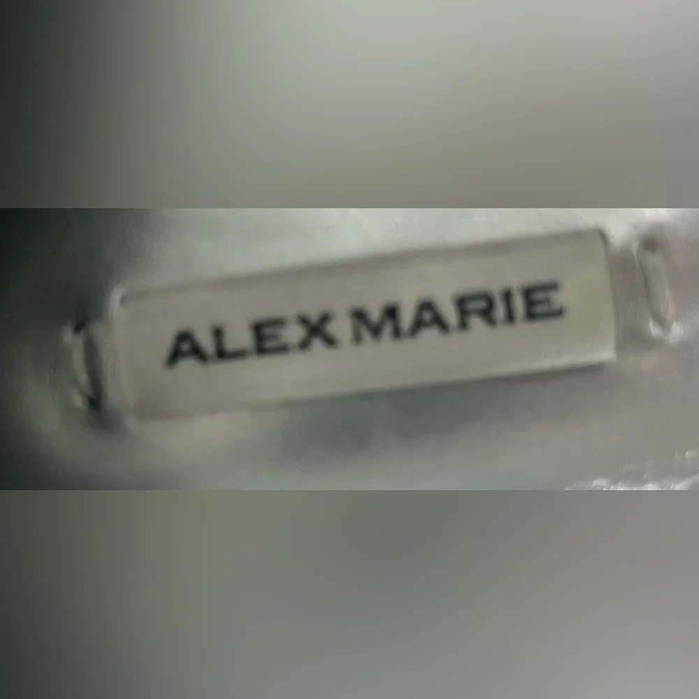 Alex Marie Embellished Silver Mesh Peep-Toe Pumps,‎ Size 8.5M - Picture 8 of 10